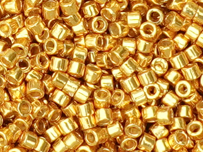 goldene MIYUKI Delica Perlen Farbe Dura Coat 1833 Größe 11/0