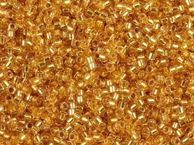 goldene Miyuki Delica Perlen Größe 11/0 Farbe DB2521