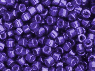 Miyuki Delica Perlen Größe 11/0 Farbe DB2510 Purple Velvet