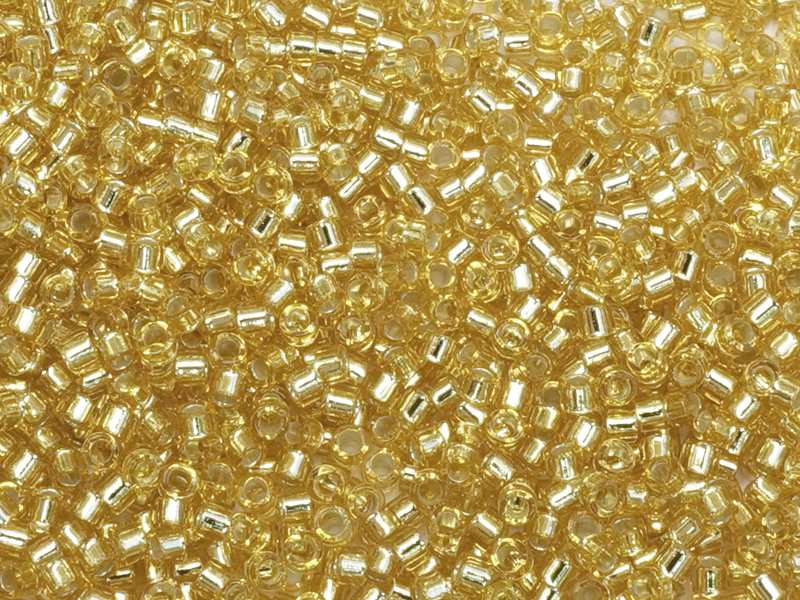 Miyuki Delica Perlen Größe 15/0 Farbe: DBS42 Gold