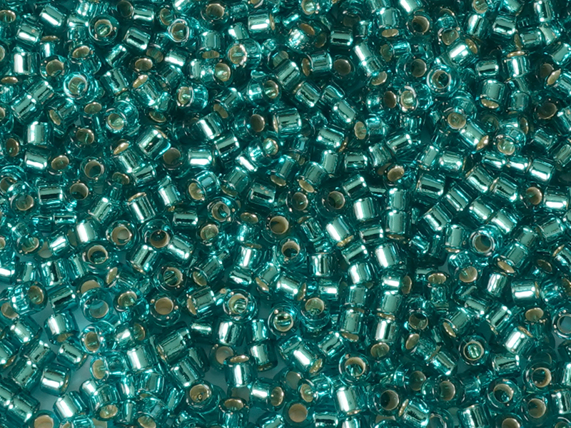 MIYUKI Delica Perlen 11/0 Farbe: DB1208 Caribbean Green