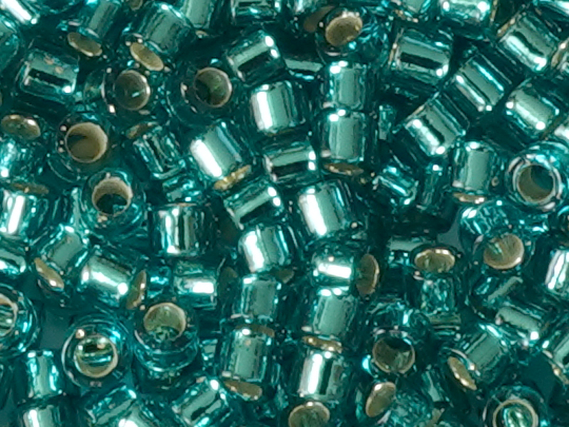 MIYUKI Delica Perlen 11/0 Farbe: DB1208 Caribbean Green - Na