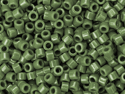 olive grüne Miyuki Delica Perlen Größe 11/0 Farbe DB1135