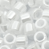 10g. Miyuki Delica Perlen 10/0 (~2,2mm) Farbe DBM201 (Bridal White)