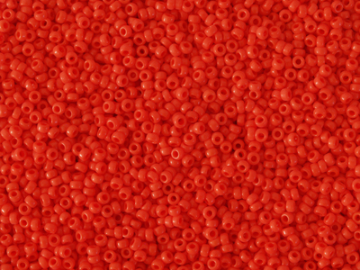 rote Miyuki Rocailles Perlen Größe 15/0 Farbe 407