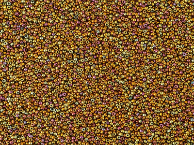 metallische Miyuki Rocailles Perlen Größe 15/0 Farbe 462