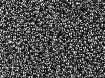 Miyuki Rocailles Seed Beads size 15/0 color: 451 Hematite