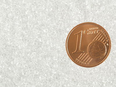 Miyuki Rocailles Seed Beads size 15/0 color 131 crystal