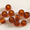 10g. Miyuki Rocailles 11/0 (2mm) Farbe 134F Topaz transparent mattiert