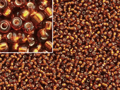 braune Miyuki Rocailles Saatperlen Größe 11/0 (2mm) Farbe 5