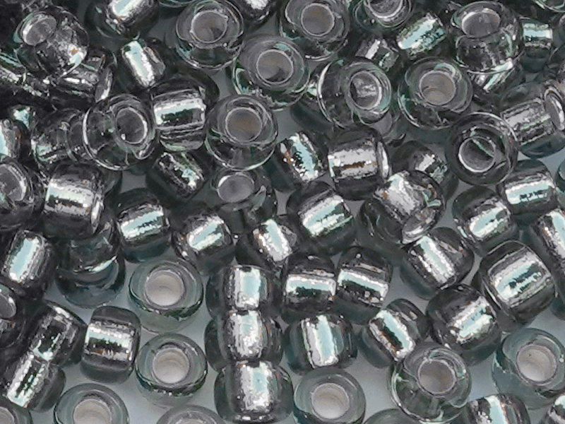 Miyuki Rocailles Glasperlen Größe 11/0 (2mm) Farbe: 21 Grau