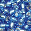 10g. Miyuki Rocailles Perlen 11/0 (~2mm) Farbe 19 (Hellblau mit Silbereinzug)