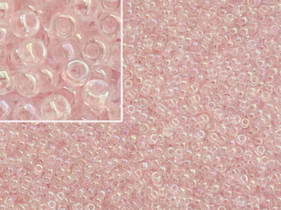 zartrosa Miyuki Rocailles Saatperlen Größe 11/0 (2mm) Farbe 
