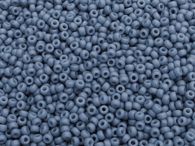 matte Jeansblaue Miyuki Rocailles Saatperlen Größe 11/0 (2mm