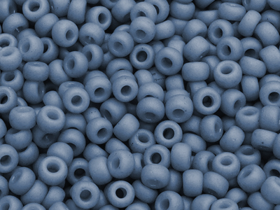 matte Jeansblaue Miyuki Rocailles Saatperlen Größe 11/0 (2mm