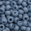 10g. Miyuki Rocailles Perlen 11/0 (~2mm) Farbe 2038 - Jeansblau matt mit Luster