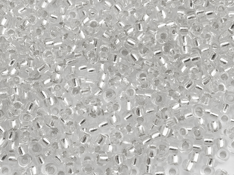 Miyuki Rocailles Saatperlen Größe 11/0 (2mm) Farbe: 1 Krista