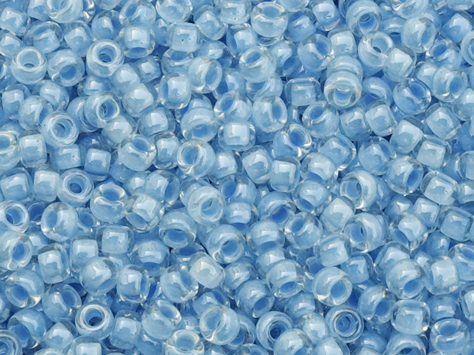 blaue Miyuki Rocailles Saatperlen Größe 11/0 (2mm) Farbnumme