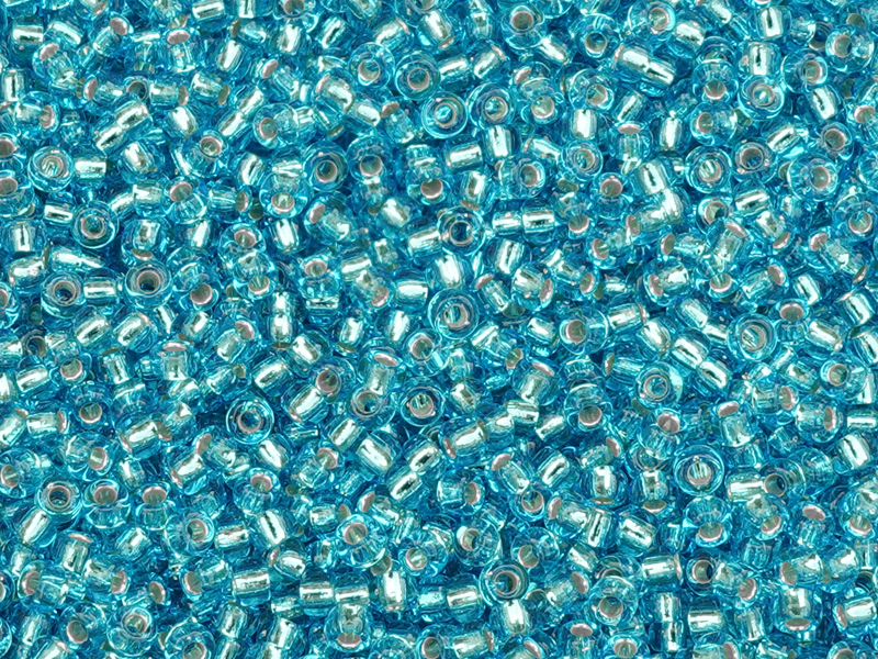 türkise Miyuki Rocailles Saatperlen Größe 11/0 (2mm) Farbe 2