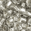 10g. Miyuki Rocailles Perlen 11/0 (~2mm) Farbe 2433 - Crystal Silver Shade