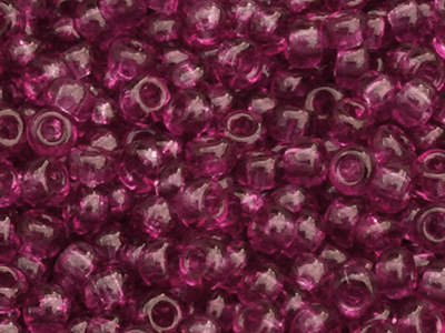Miyuki Rocailles Perlen 15/0 Farbe: 1312 Dark Rose - Nahaufn