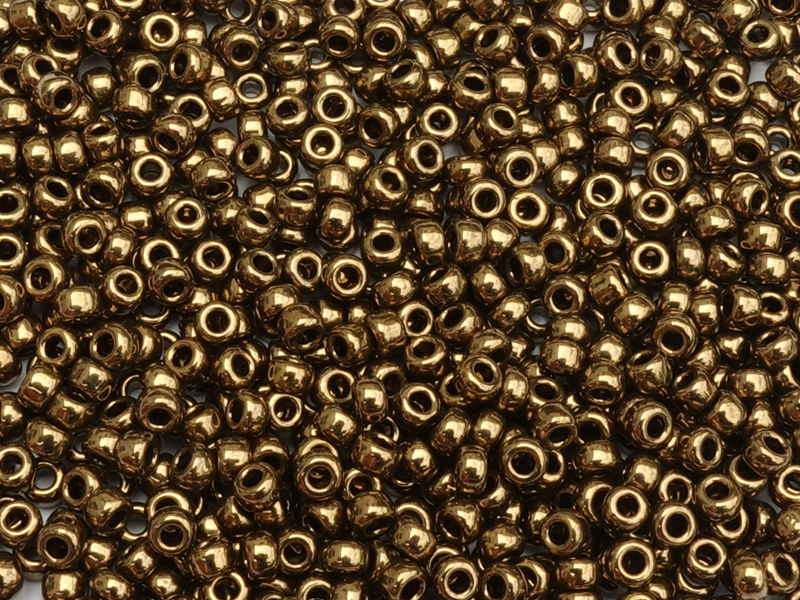 Miyuki Rocailles Perlen Größe 15/0 (1,5mm) Farbe 457 Bronze