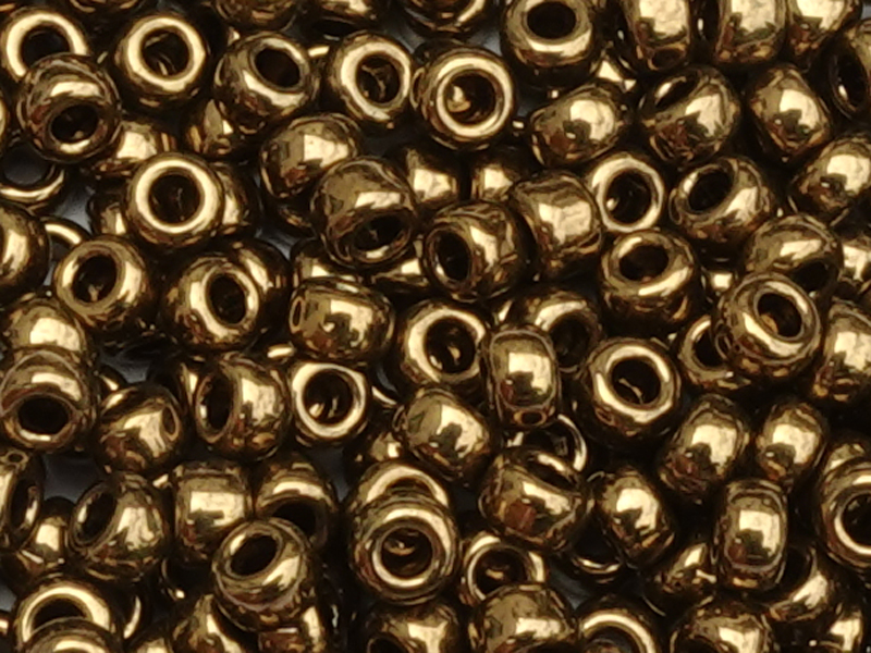 Miyuki Rocailles Perlen Größe 15/0 (1,5mm) Farbe 457 Bronze