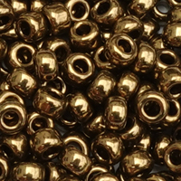 10g. Miyuki Rocailles Perlen 15/0 (~1,5mm) Farbe 457 Bronze Metallic