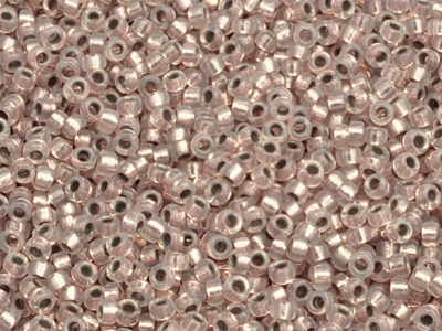 Miyuki Rocailles Saatperlen 15/0 Farbe 198 Alabasterweiß mit