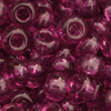 10g. Miyuki Rocailles Perlen 11/0 (~2mm) Farbe 1312 Dark Rose (außen gefärbt)