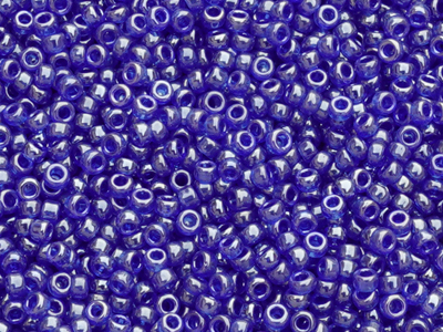 blaue Miyuki Rocailles Saatperlen 15/0 Farbe 176