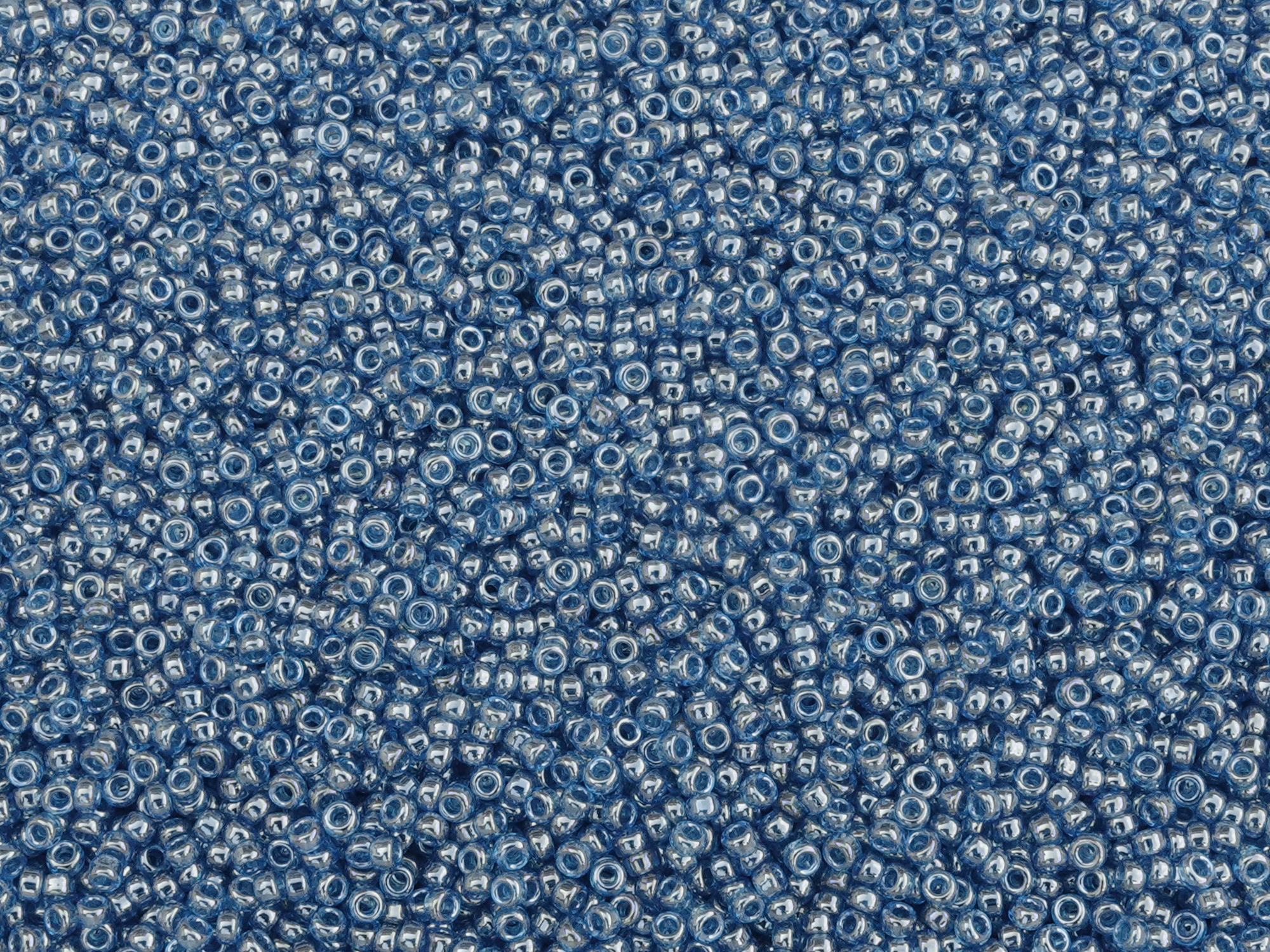 blaue Miyuki Rocailles Saatperlen 15/0 Farbe 326