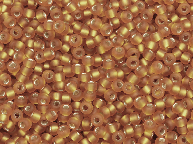 Miyuki Rocailles Glasperlen Größe 11/0 (2mm) Farbe: 2422F br