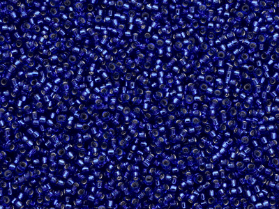 dunkelblaue Miyuki Rocailles Saatperlen 15/0 Farbe 20