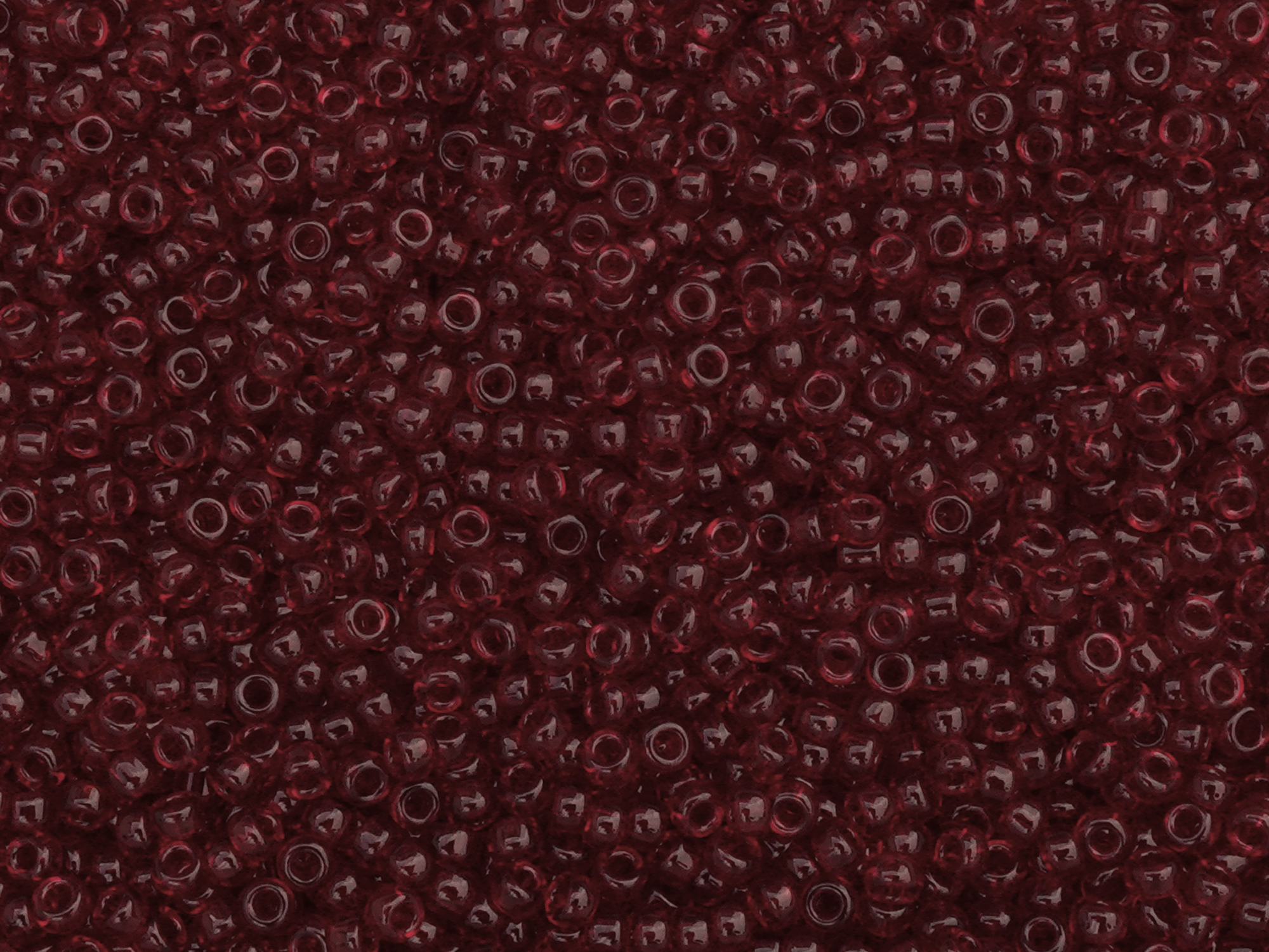 dunkelrote Miyuki Rocailles Saatperlen Größe 11/0 (2mm) Farb