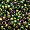 10g. Miyuki Rocailles Perlen 15/0 (~1,5mm) Farbe 465 - Metallicgrün
