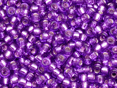 violette Miyuki Rocailles Saatperlen Größe 15/0 Farbe 1345 -