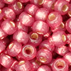 10g. Miyuki Rocailles Perlen 11/0 (~2mm) Farbe Dura Coat 4247 (Silver Lined)