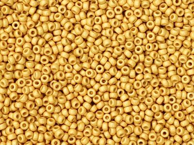 matte Miyuki Rocailles Perlen Größe 15/0 Farbe Dura Coat 420