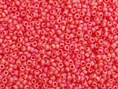 Fireopal matt Miyuki Rocailles Perlen 15/0 Farbe 407FR