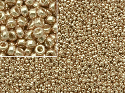Miyuki Rocailles Perlen Größe 15/0 Farbe Dura Coat 4204