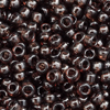 10g. Miyuki Rocailles 11/0 (2mm) Farbe 135 Dunkelbraun transparent