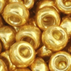 10g. Miyuki Rocailles Perlen 8/0 (~3mm) Farbe Dura Coat 4203 (Gold)