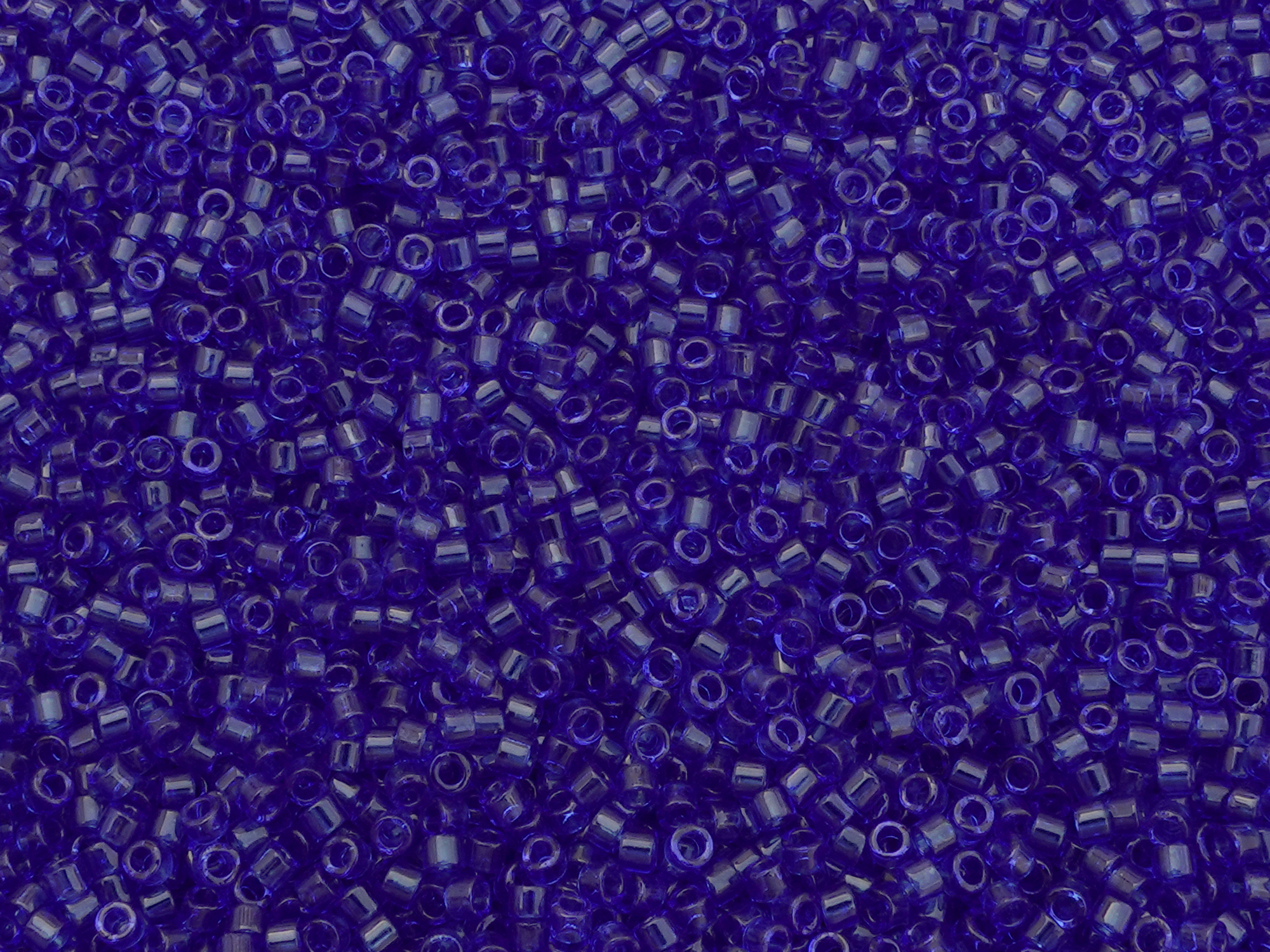 blaue MIYUKI Delica Perlen Größe 11/0 Farbe: DB707 dunkles S