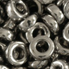 10g Miyuki Spacer Beads 3x1,3mm Farbe 190 - Anthrazit