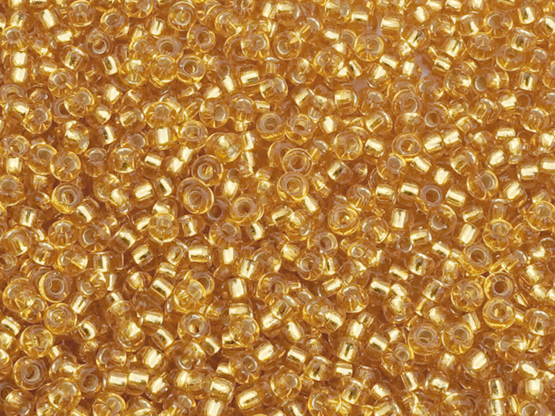 Miyuki Rocailles Seed Beads size 15/0 color: 4 gold