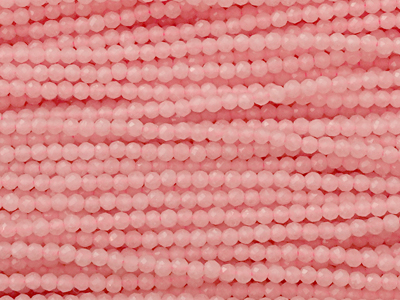 kleine Facettenperlen Glitzerperlen zum Schmuck machen Rosa 