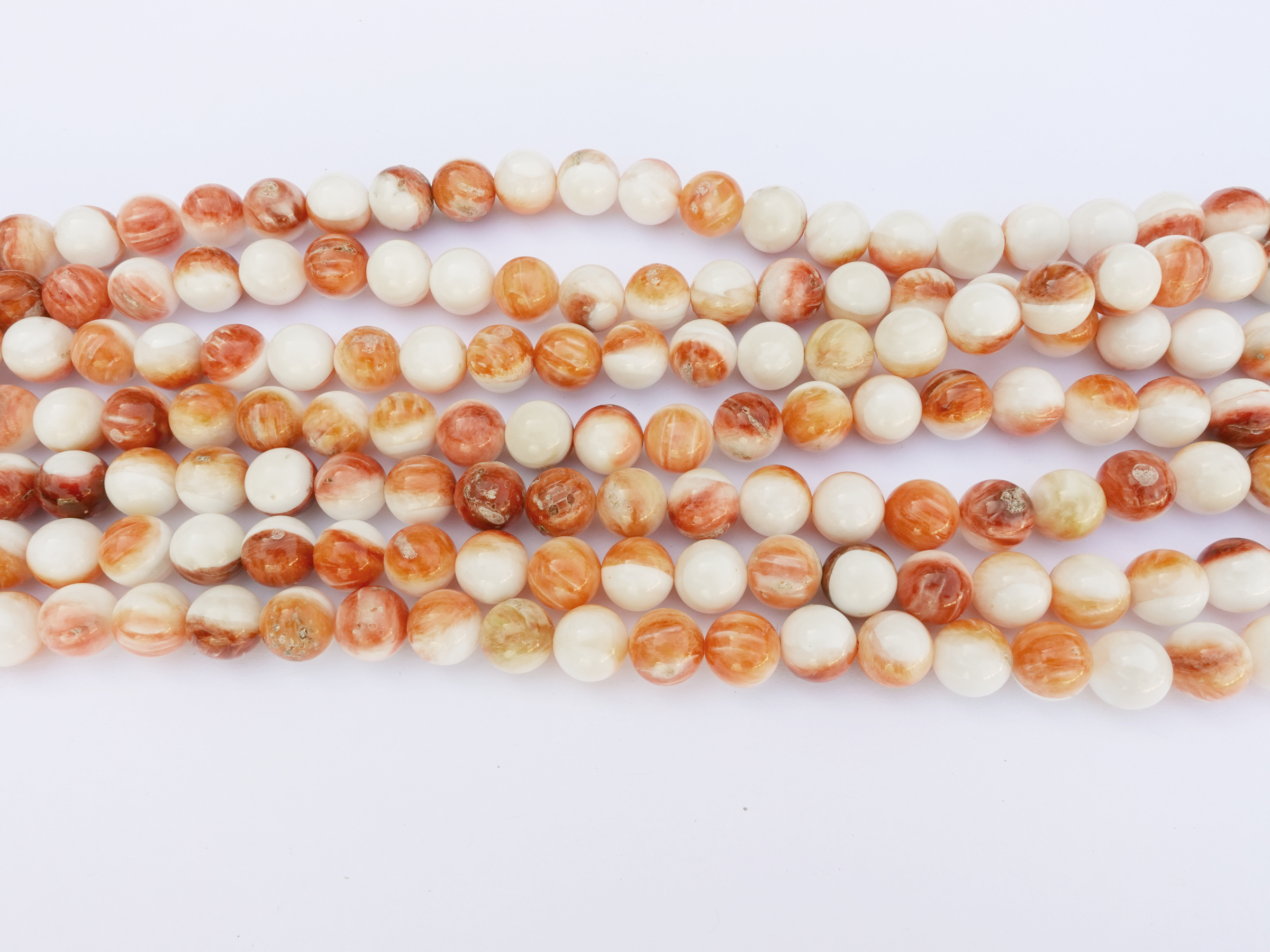 runde Stachelauster Muschelperlen 8-9mm zum Schmuckmachen