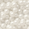 1 Dose (~134 Stk.) Muschelkernperlen rund ~3,2mm - weiß
