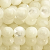 1 Strang (~38cm) echter Muschelperlen, rund ~3,5mm